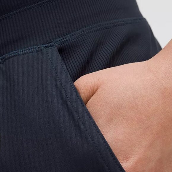 Women's Lululemon Blue Mid Rise Full Length Dance Studio Jogger Pants - Picture 3 of 13